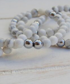Women's Wellness Howlite Mala Bracelet