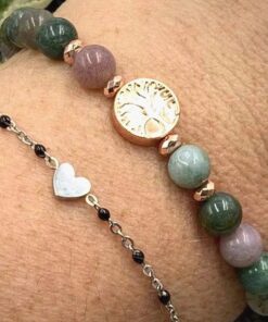 Inner Balance Bracelet in Indian Agate