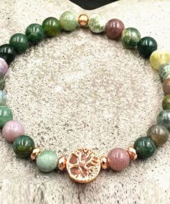 Inner Balance Bracelet in Indian Agate
