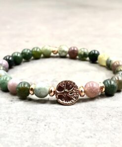 Inner Balance Bracelet in Indian Agate