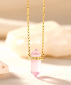 Inner Harmony Point Pendant in Natural Stones