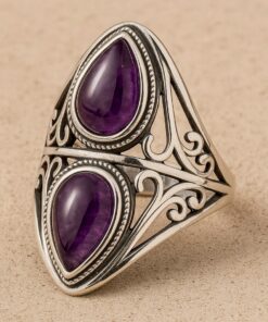 Intuitive Spirit Amethyst & Silver Ring