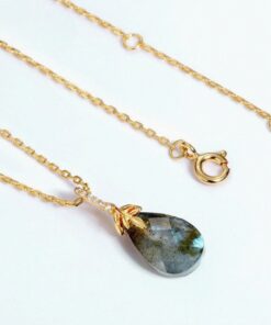 Celestial Shield Labradorite Pendant