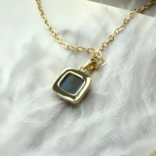 Labradorite Light Shield Pendant - Unique Gemstone Jewelry