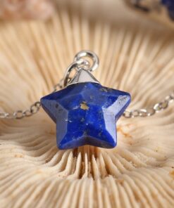 Lapis Lazuli Star Pendant - Handmade Jewellery Australia