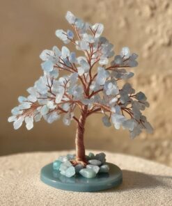 Australian Aquamarine 'Lucky' Tree - Crystal Gemstone Décor