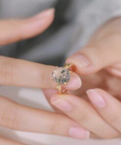 Enchanted Forest Moss Agate Ring