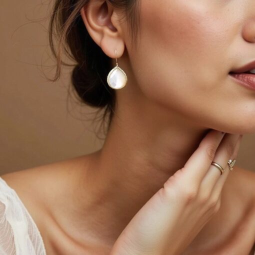 Mother of Pearl Drop Earrings