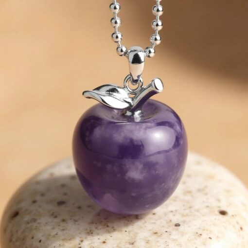 Natural Stone "Apple" Pendant