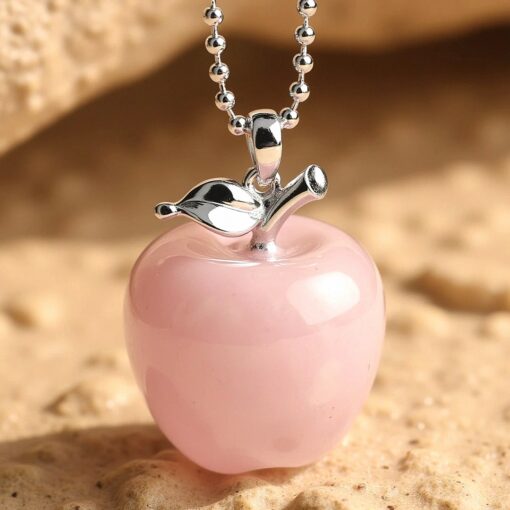 Natural Stone "Apple" Pendant