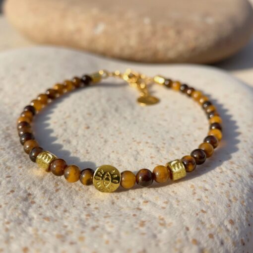 Natural Stone 'Protective Link' Bracelet