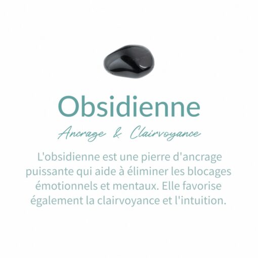 Orgonite Pendant 'Protective Energies' in Black Obsidian