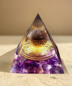 Amethyst & Smoky Quartz "Letting Go" Orgonite