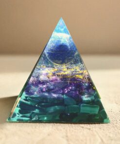 Kâli Orgonite with Lapis Lazuli, Amethyst & Malachite - Energy Healing Crystal