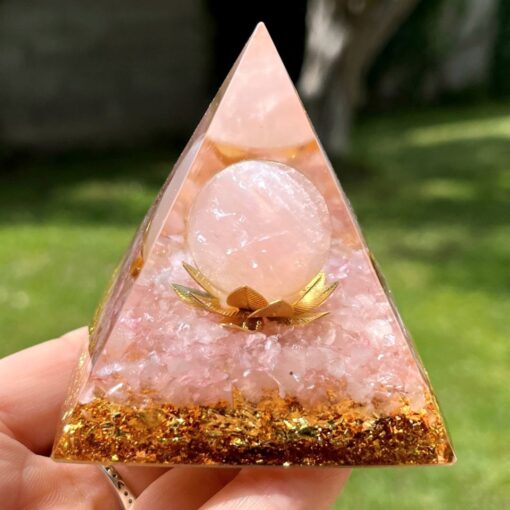Rose Quartz Heart Opening Orgonite