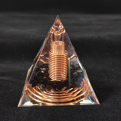 Orgonite "Amplified Energy Protection" in Obsidian