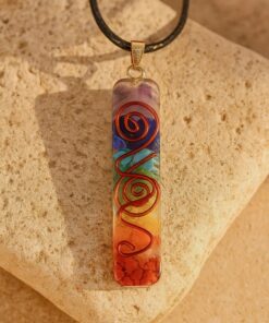 Orgonite Pendant "Harmony of the 7 Chakras"