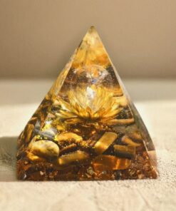Tiger Eye "Divine Lotus" Orgonite