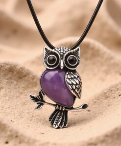 Spirit of the Owl Necklace – Intuitive Guide with Power Stones