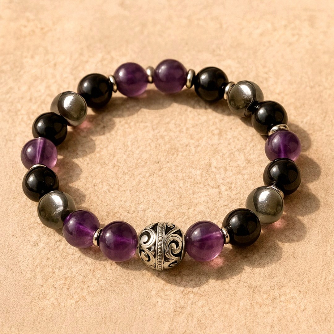 Premium "Emotional Shield" Bracelet in Natural Stones