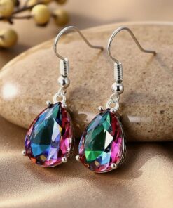 Rainbow Mystic Topaz Earrings