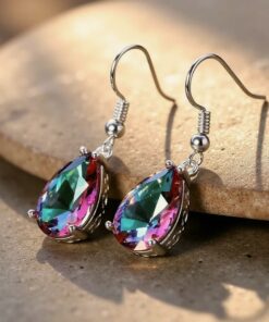Rainbow Mystic Topaz Earrings