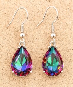 Rainbow Mystic Topaz Earrings