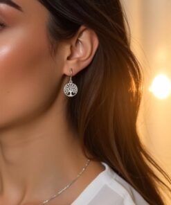 Silver Tree of Life Earrings