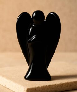 Natural Stone 'Guardian Angel' Statuette