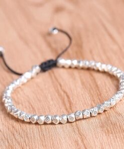 Tibetan Harmony Bracelet with Faceted Beads