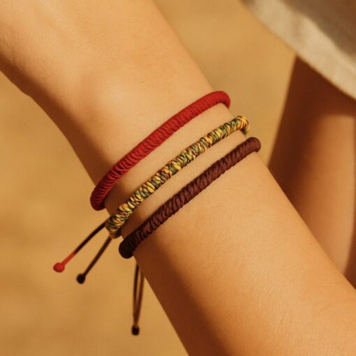 Tibetan "Lucky Charm" Bracelet Trio