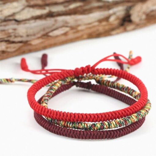Tibetan "Lucky Charm" Bracelet Trio