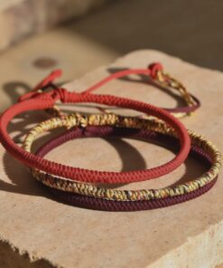 Tibetan "Lucky Charm" Bracelet Trio