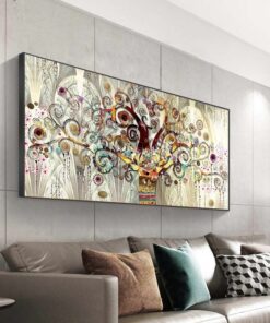 Tree of Life Fabric - Modern Art