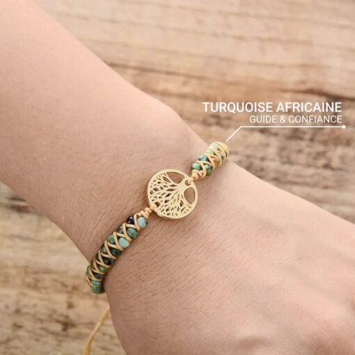 Eternal Life Bracelet in African Turquoise