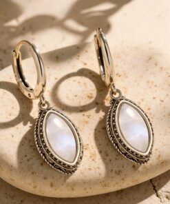 Moonstone Earrings 'Calm & Light' - Elegant Gemstone Jewelry