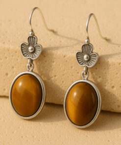 Radiant Confidence Tiger Eye Earrings