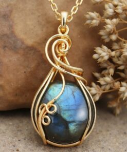Universe Eye Labradorite Pendant