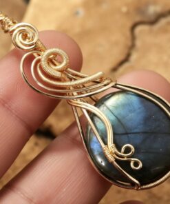Universe Eye Labradorite Pendant