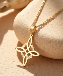 Mystic Shield Necklace - Witch Knot