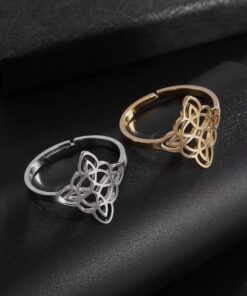 Eternal Protection Adjustable Ring - Witch Knot