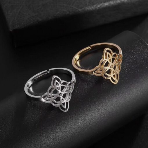 Eternal Protection Adjustable Ring - Witch Knot